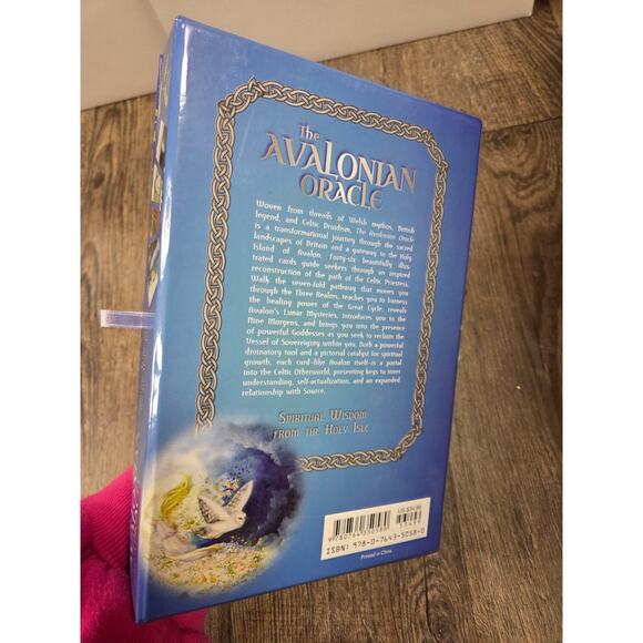 The Avalonian Oracle: Spiritual Wisdom Holy Isle Cards Telyndru, Jhena - Picture 2 of 5
